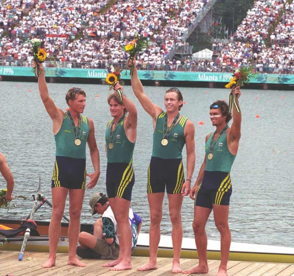 BoRowing-Atlanta Olympics Bronze Medal Presentation