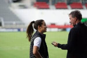 Coach and Athlete conversation