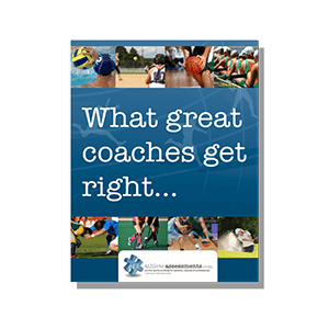 cover of what great coaches get right coach development program