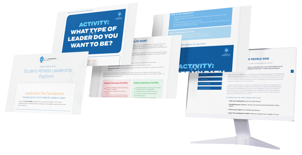 Leading the leaders online learning dashboard