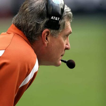 Coach on Sideline Black and White